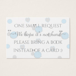 BringABook "Snips & Snail" Insert Card/Personalize