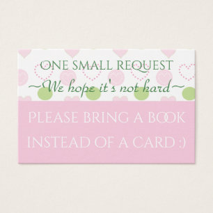 BringABook "Sugar & Spice" Insert Card/Personalize