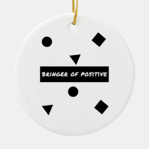 Bringer of Positive Motivational Ceramic Tree Decoration