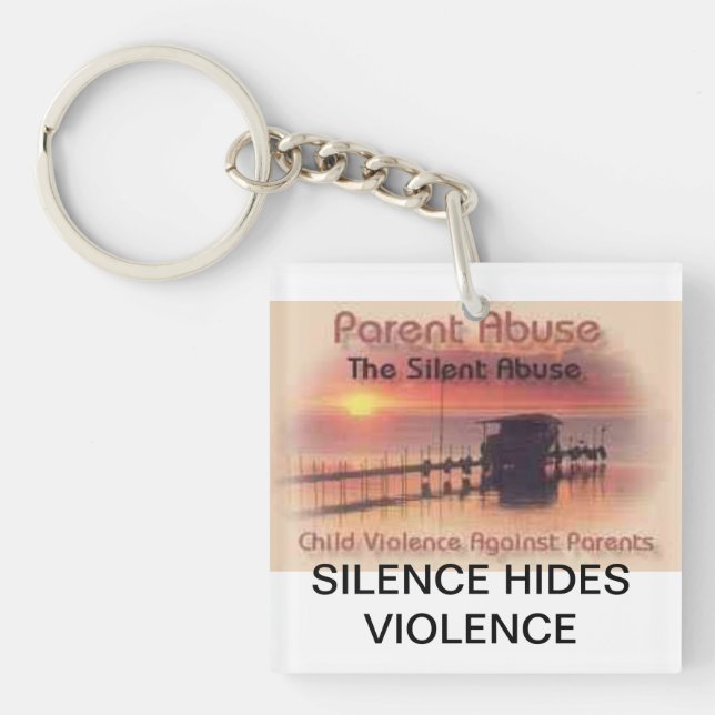 Bringing Awareness to Parental Abuse Key Ring (Front)