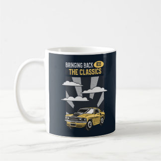 Bringing Back the Classics Retro Muscle Car Coffee Mug