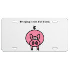Bringing Home the Bacon License Plate Cover