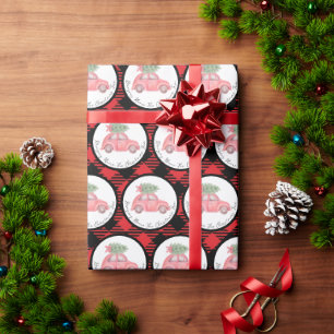 Bringing Home The Christmas Tree Wrapping Paper