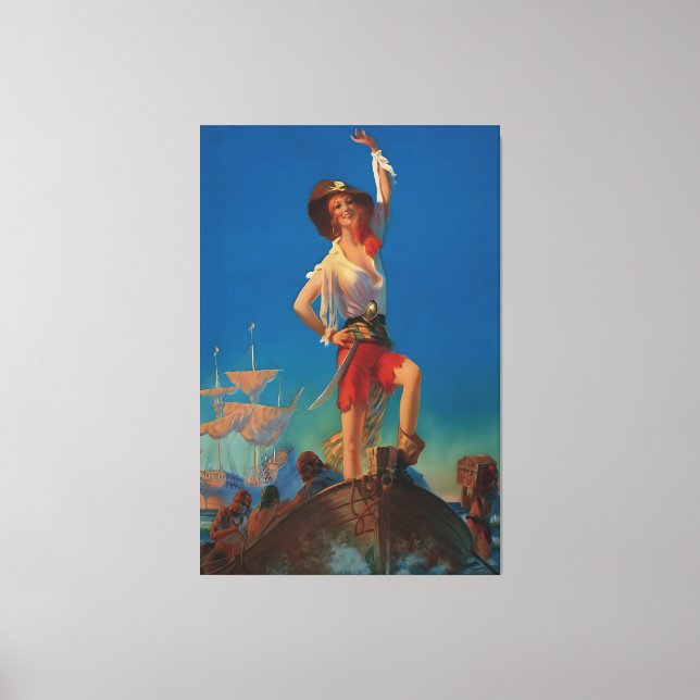 Bringing Home the Treasure by Edward Mason Egglest Canvas Print (Front)