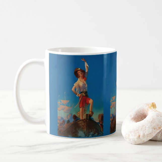 Bringing Home the Treasure by Edward Mason Egglest Coffee Mug (With Donut)