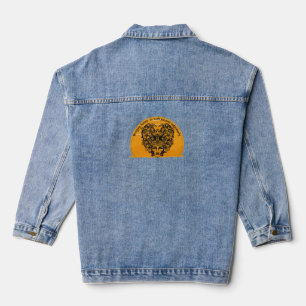 Bringing humour to each patient individually denim jacket