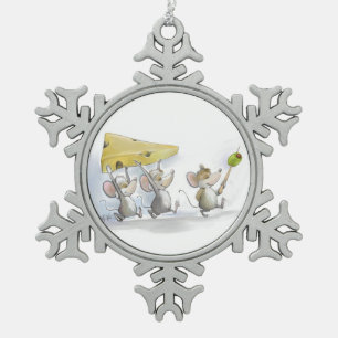 Bringing In The Cheese & Olives Snowflake Ornament