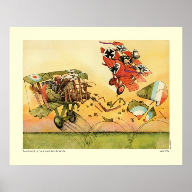 Bringing It In On A Wing And A Prayer Poster (Front)