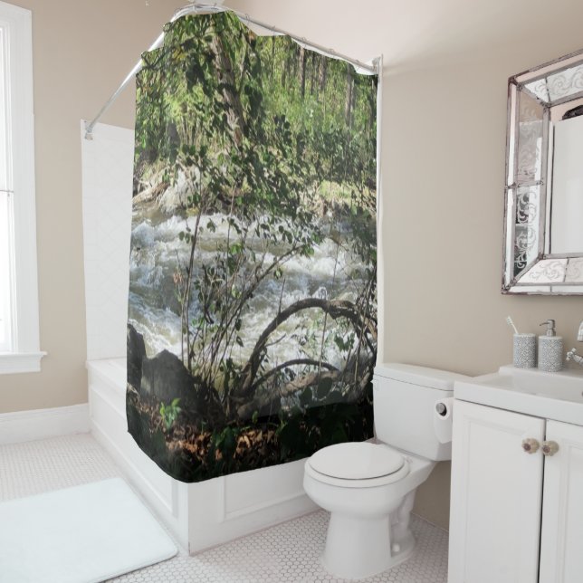 "Bringing the Outdoors In" Shower Curtain (In Situ)