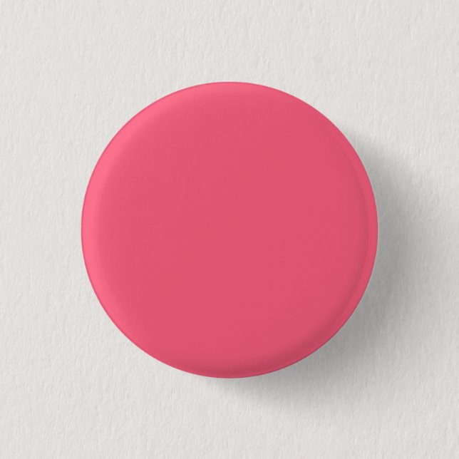 Brink Pink Solid Colour 3 Cm Round Badge (Front)