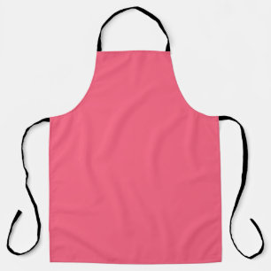 Brink pink (solid colour) apron
