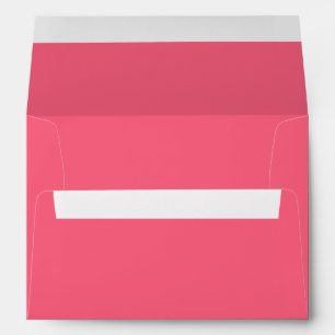 Brink pink  (solid colour)  envelope