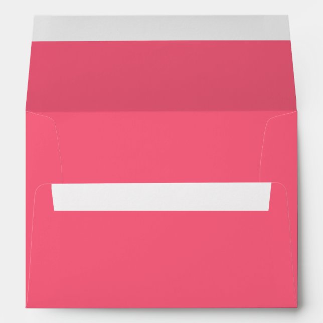 Brink pink  (solid colour)  envelope (Back (Bottom))