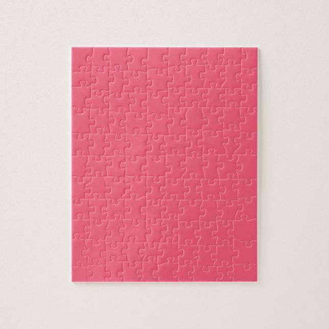 Brink pink  (solid colour)  jigsaw puzzle (Vertical)