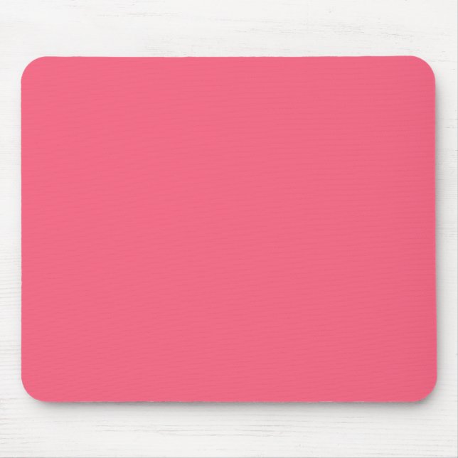 Brink pink  (solid colour)  mouse mat (Front)