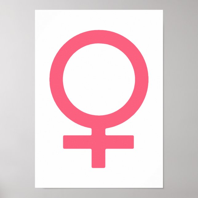 Brink Pink Venus Symbol Poster (Front)