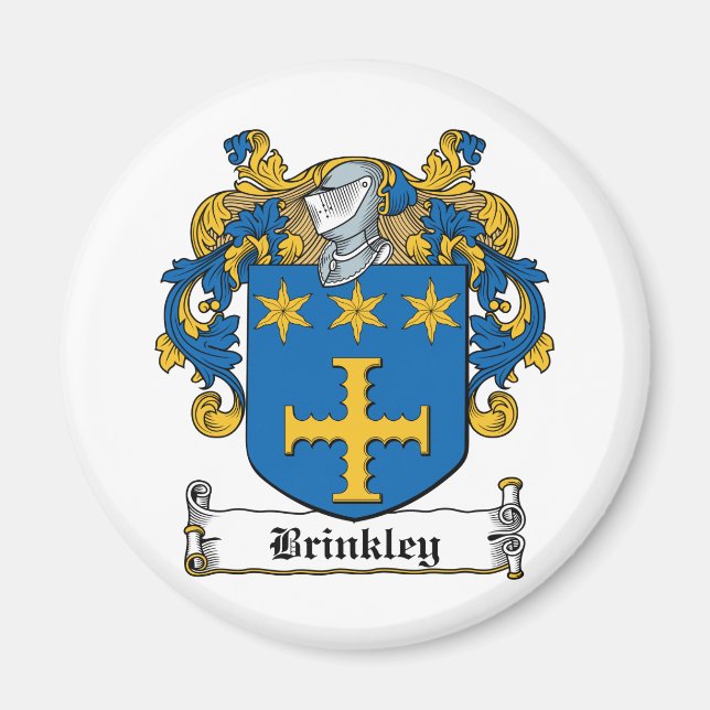 Brinkley Family Crest Magnet (Front)