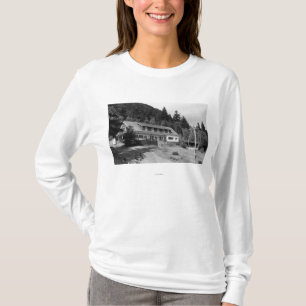 Brinnon, WA View of Olympic Inn on Hood Canal T-Shirt
