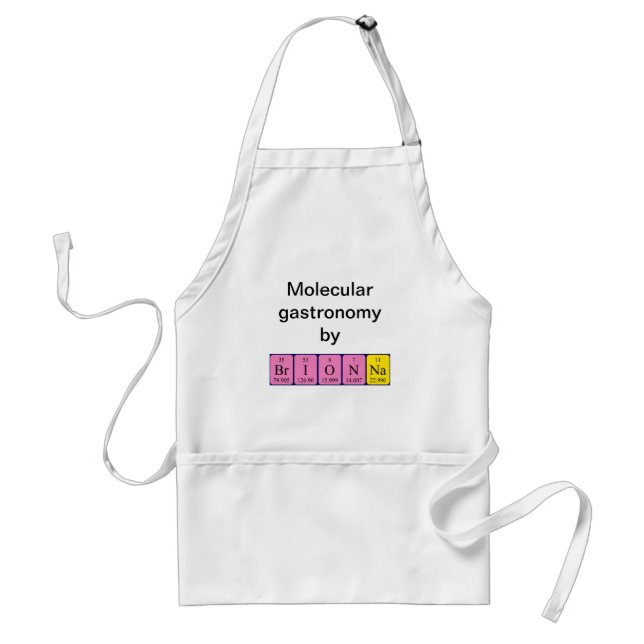 Brionna periodic table name apron (Front)