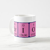 Brionna periodic table name mug (Front Left)