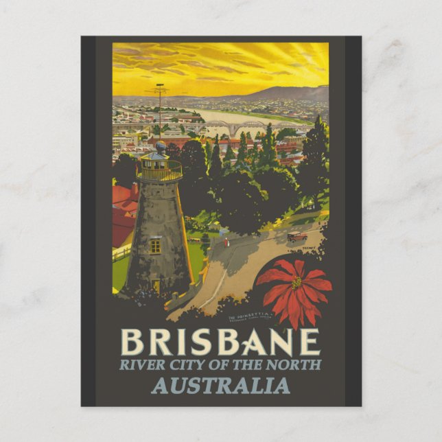 Brisbane, Australia Postcard (Front)
