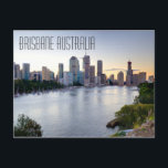 Brisbane Australia postcard<br><div class="desc">Brisbane Australia postcard,  by designer Brad Hines</div>