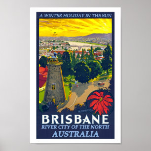 Brisbane, Australia, River City of the North  Poster