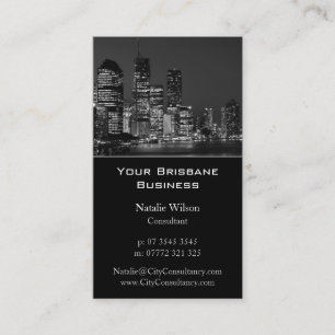 Brisbane City Skyline - Business Card