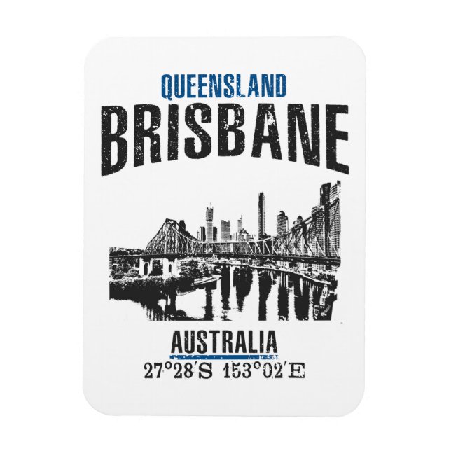 Brisbane Magnet (Vertical)