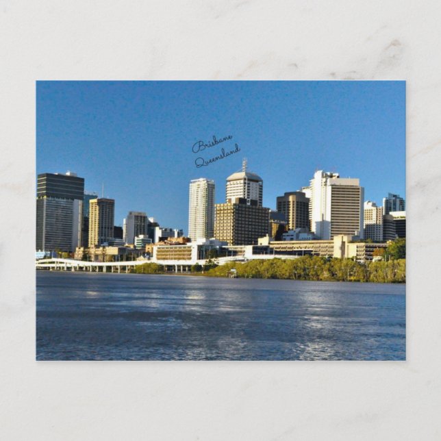 Brisbane, Queensland skyline photograph Postcard (Front)
