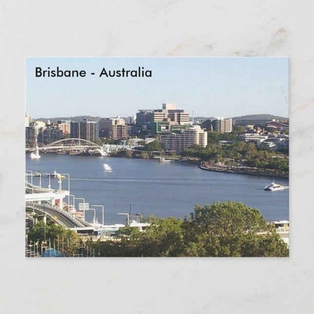 Brisbane River, Brisbane, Queensland, Australia Postcard (Front)