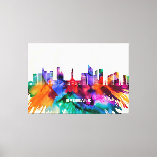 Brisbane Skyline Canvas Print