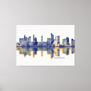 Brisbane Skyline Canvas Print