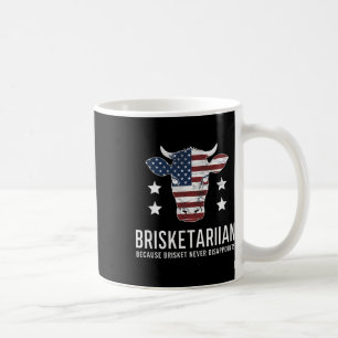 Brisket Bbq For Men Funny Dark Humour Brisketarian Coffee Mug