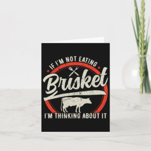 Brisket Beef Grilling Bbq Grill Master Card