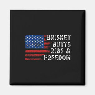Brisket Butts Ribs And Freedom Steak Cooking Beef Magnet