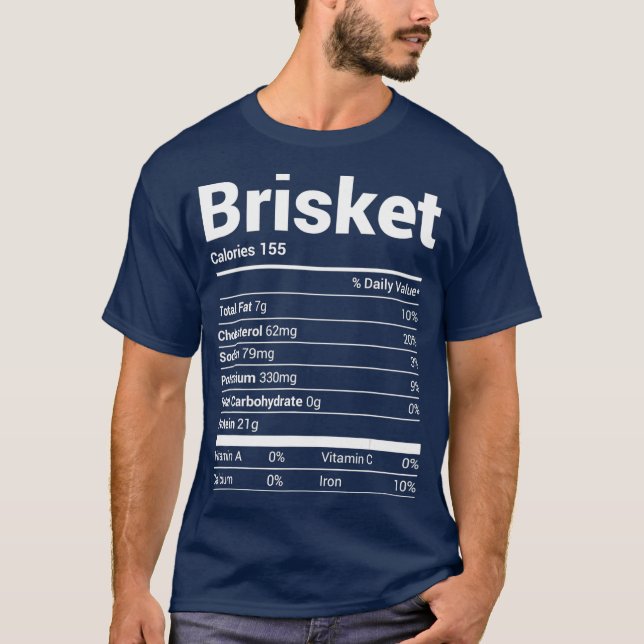 Brisket Nutrition Facts Family Matching Costume T-Shirt (Front)