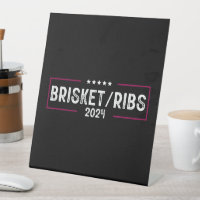 Brisket Ribs 2024 BBQ Barbecue Political Election