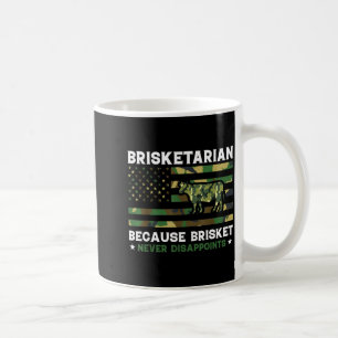Brisketarian because brisket disappoints shirt bbq coffee mug