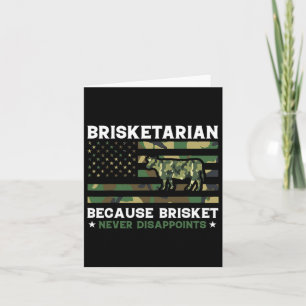 Brisketarian Because Brisket Never Disappoints Shi Card