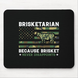 Brisketarian Because Brisket Never Disappoints Shi Mouse Mat