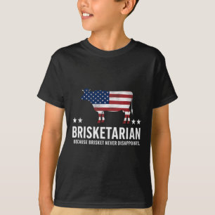Brisketarian Brisket Bbq For Men Funny Men Byrbecu T-Shirt