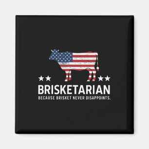 Brisketarian Brisket Bbq Meat Humour Bbq Men Magnet