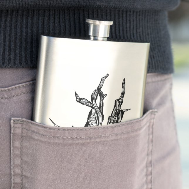 Bristlecone Pine Hip Flask (In Situ)