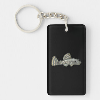 Bristlenose Pleco Aquarium for Fishkeeping Fans Key Ring