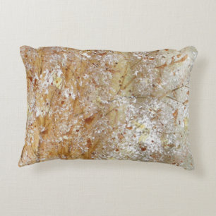 Bristles And Blooms Watercolor Decorative Cushion