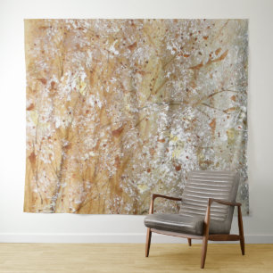 Bristles And Blooms Watercolor Tapestry