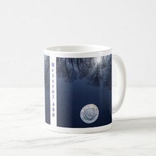 Bristol 408 Car, Vintage British Grand Tourer. Coffee Mug