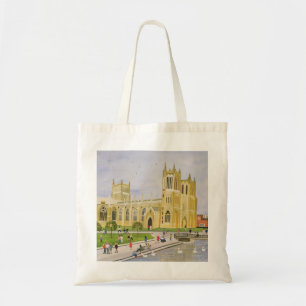 Bristol Cathedral and College Green 1989 Tote Bag