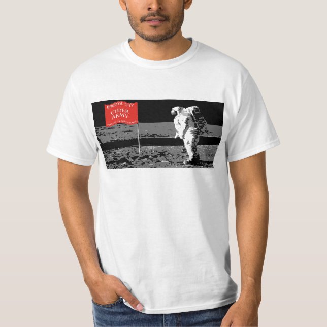 Bristol city cider army man on the moon mug T-Shirt (Front)